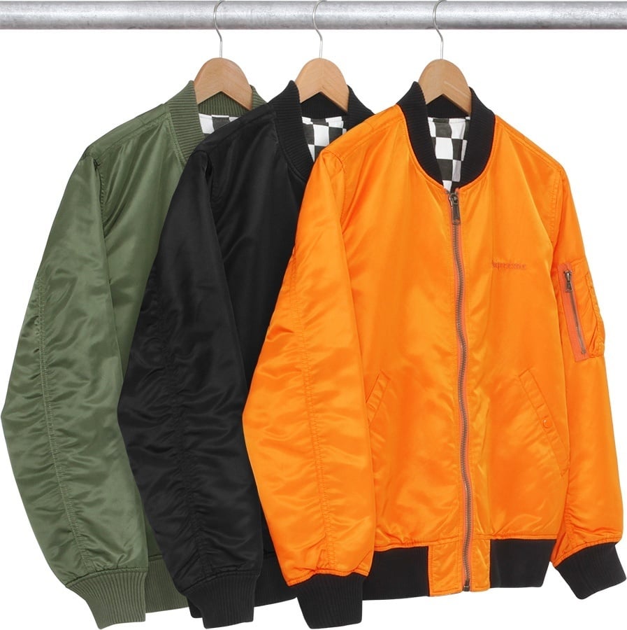 Reversible Checkered MA-1